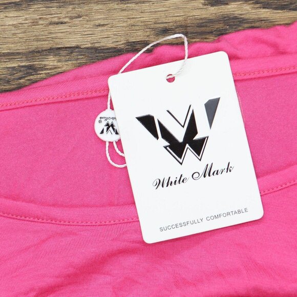 NWT White Mark Women's Makayla Tunic 1302-06-S S Fuschia Pink - Picture 5 of 6